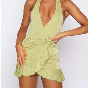 White Fox Boutique | Million Reasons Mini Dress Green